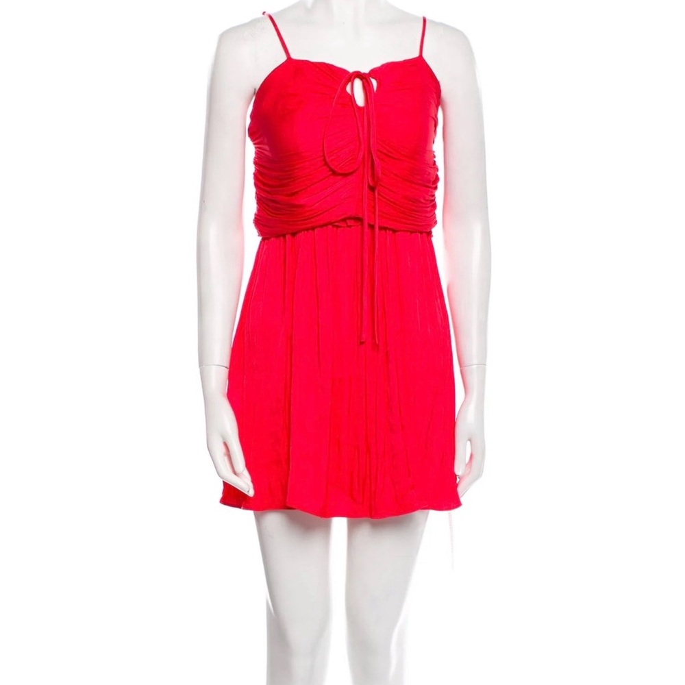 NWT House of Harlow 1960 Keyhole Draped Mini Dress - Picture 5 of 10